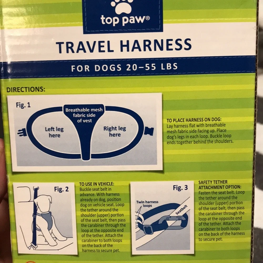 TOP PAW TRAVEL HARNESS